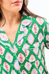 Nutcracker PJ top in green