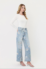 Rachel floral jeans