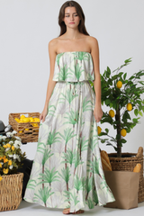 Gwen maxi dress in green