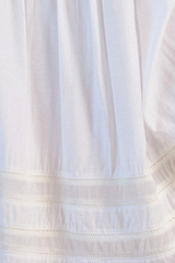 Malin midi skirt in white