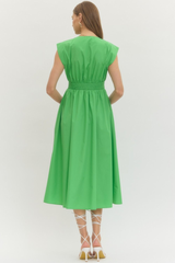 Faye dress in green