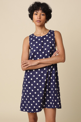 Jana polka dot mini dress