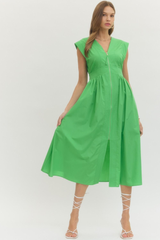 Faye dress in green