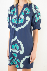 Embry mini dress in navy