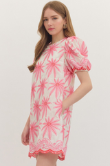 Pamela mini dress in pink