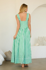 Martha maxi dress in green