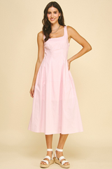 Georgia midi in pink