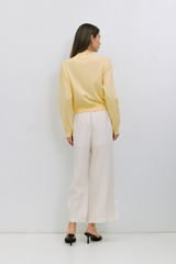 Maren cardigan in yellow