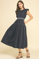 Donna maxi dress in navy