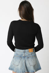 Bella cardigan in black