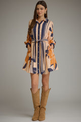 Nova mini dress in navy