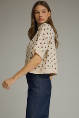 Mae sweater in ecru