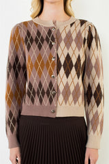 Carla argyle cardigan