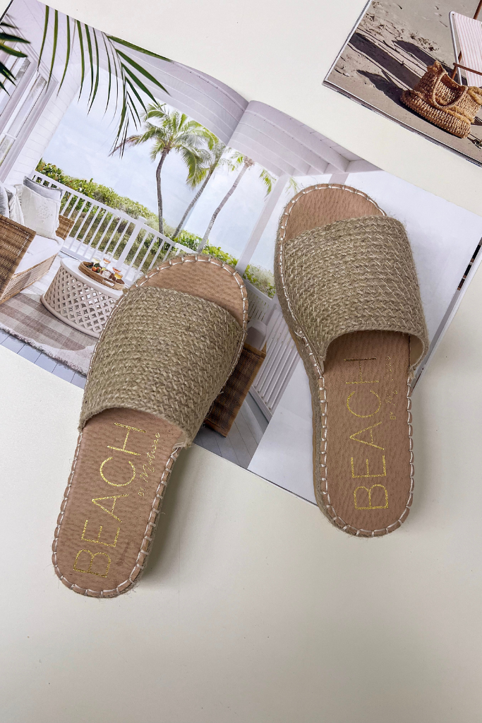 The Simple Life Sandal in Natural