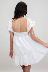 Heartbreaker Babydoll Dress in White
