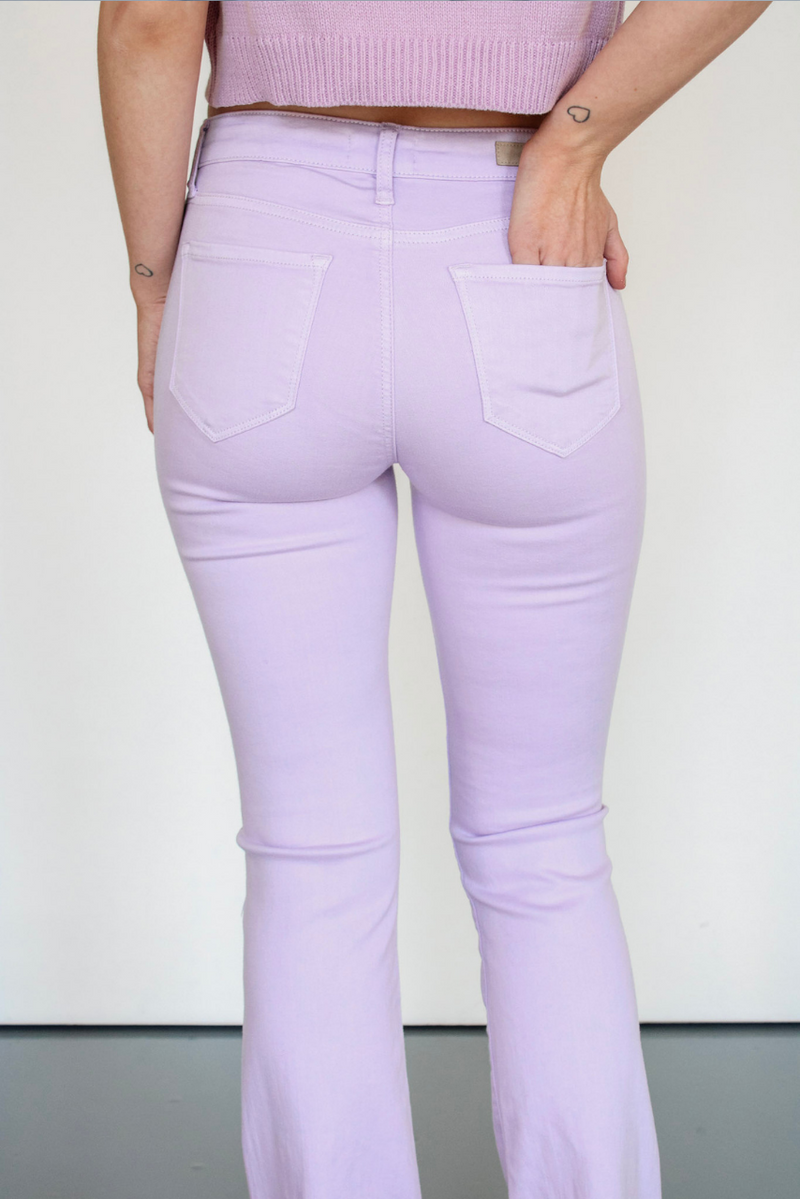 Ultraviolet Flare Jeans