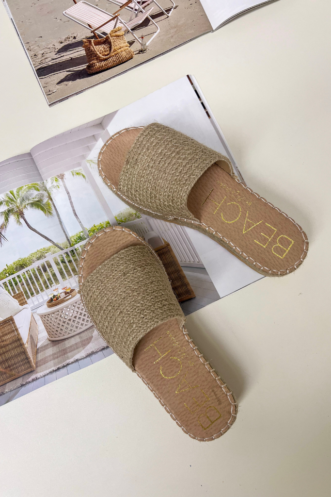 The Simple Life Sandal in Natural